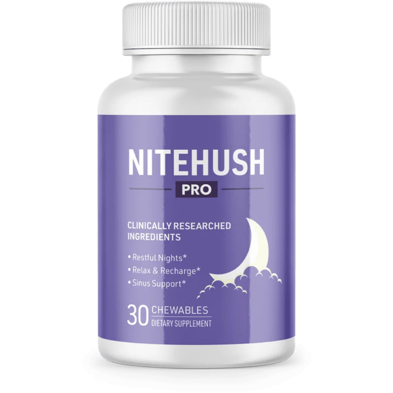 NiteHush Pro Sleep Supplement Bottle (1 Bottle / 30 Day Supply)
